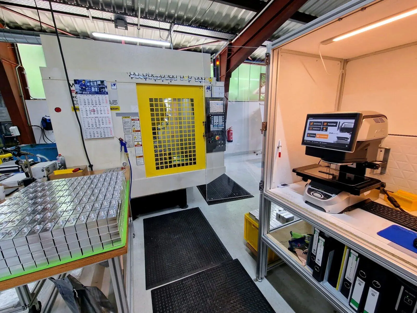 CNC-Bauteil in der Fertigung