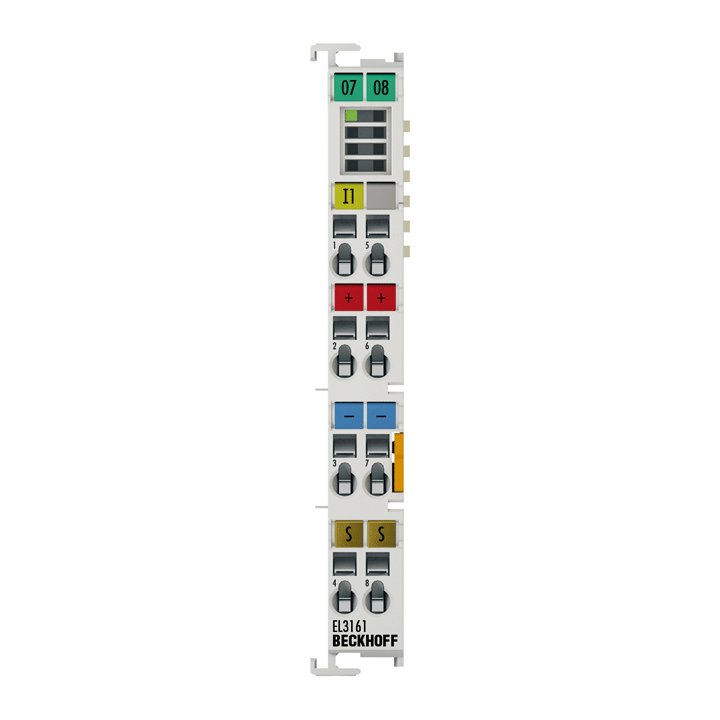 Beckhoff EL3161 | 1-channel analog input terminal 0…10 V, single-ended, 16 bit