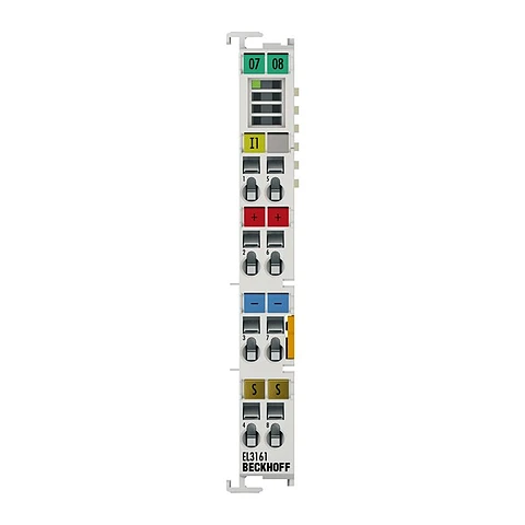 Beckhoff EL3161 | 1-channel analog input terminal 0…10 V, single-ended, 16 bit